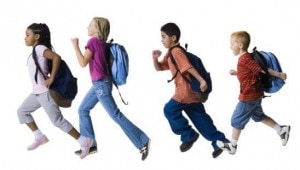KIDS WITH backpacks
