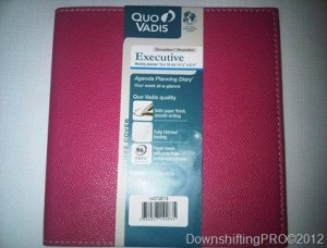 QuoVadis_Executive_Planner_Agenda_ProductReview_DownshiftingPRO2012