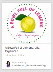 OrganizingBlogsToFollow_DownshiftingPRO_Pinterest_BowlFullofLemons