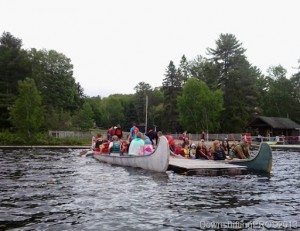 Ontario Pioneer Camp Girls Camp_War Canoes_OPC_#PioneerCamp_@DownshiftingPRO