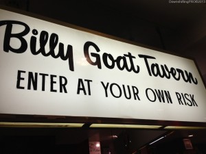 Billy Goat Tavern in Chicago @DownshiftingPRO