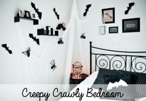 All Rights Reserved: TheDIYdreamer Creepy Crawly Bedroom Decor