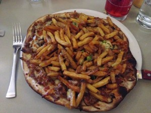 Duck Confit Poutine Pizza