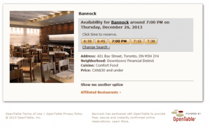 Bannock Reservations_Toronto, ON Open Table DownshiftingPRO Review Bannock Reservations_Toronto, ON_Open Table_ DownshiftingPRO Review