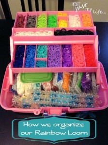 Rainbow Loom Organizer