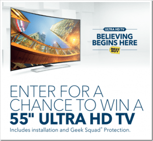 Click to Find Out How YOU Can Win a 4K TV