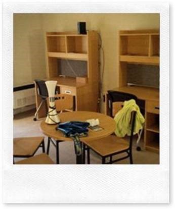 10 unexpected items you'll pay for in University or College - Living Room @DOWNSHIFTINGPRO
