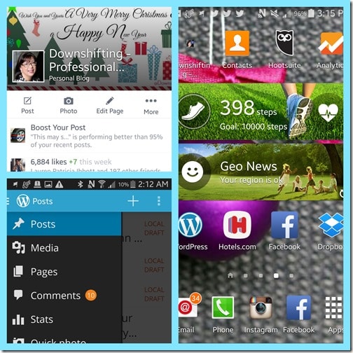 applications on samsung galaxy phone