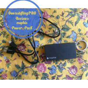 Mophie Power Pack Battery Recharger Review @DownshiftingPRO