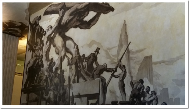 Rockefeller Center @DownshiftingPRO - Lobby Mural at 30 Rock