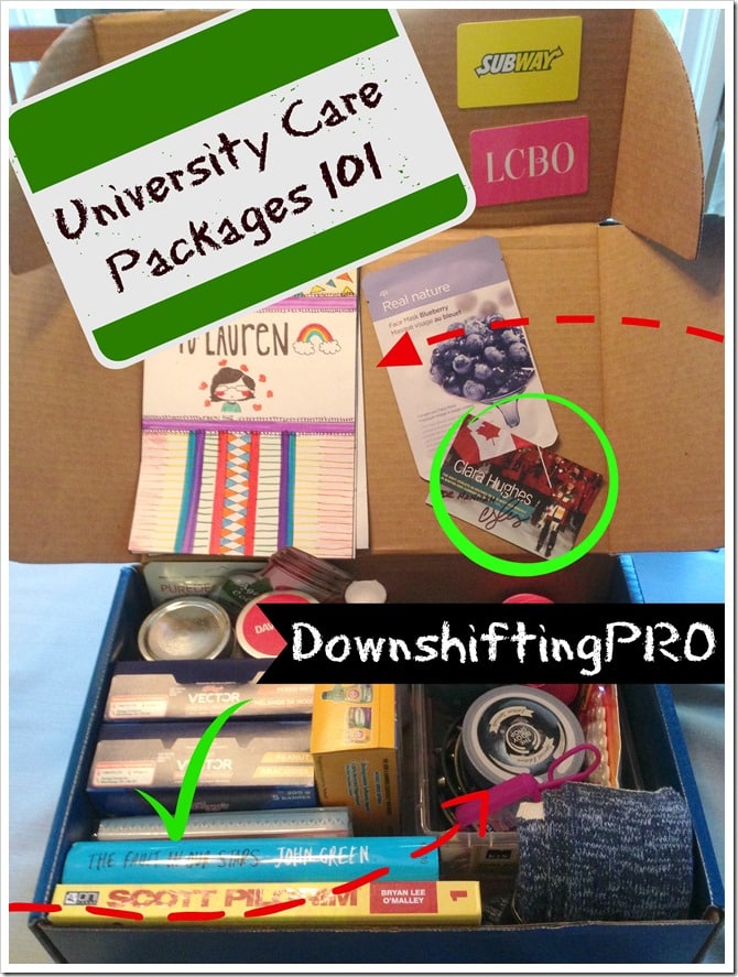 University Care Packages 101 DownshiftingPRO