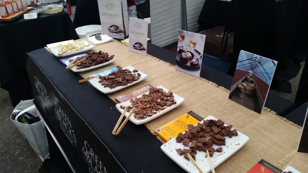 Toronto Food and Wine Festival at the Evergreen Brick Works 12 Black and Green Organic Chocolate - Best Samples of the show!