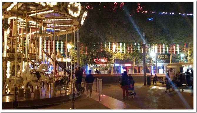 Lloret de Mar, Spain - Food Truck & Caravan Food Festival - the Carousel Lloret de Mar, Spain - Food Truck & Caravan Food Festival - the Carousel
