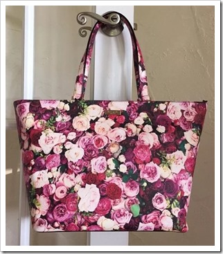 Rose pattern purse