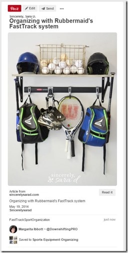 Sports Equipment Organization_ Rubbermaid Fast Track System