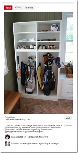Sports Equipment Organization_California Closets_Golf Clubs