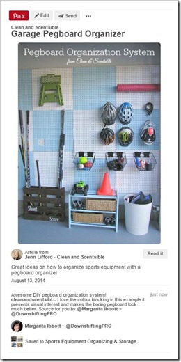 Sports Equipment Organization_Pegboard