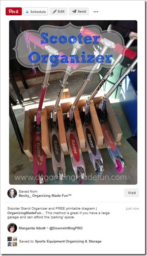Sports Equipment Organization_Scooter Stand 