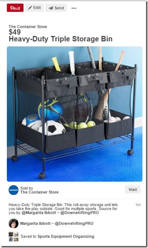 Sports Equipment Organization_Storing Balls_Baseball Bats