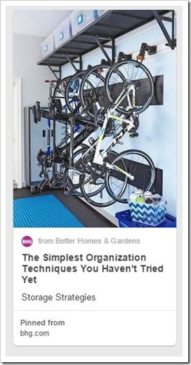 Sports Equipment Organization_hanging Bikes