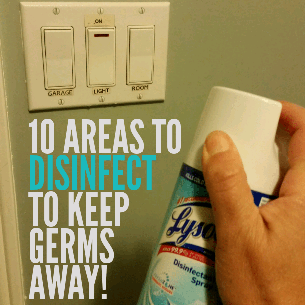 Keep Germs away with Lysol @DownshiftingPRO
