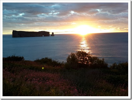 Percé Rock (French Rocher Percé) Sunrise_DownshiftingPROtravel #QuebecMaritime Percé Rock (French Rocher Percé) Sunrise_DownshiftingPROtravel #QuebecMaritime