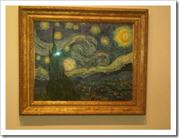 The Starry Night (1889) Vincent VanGogh in the MoMa in NYC