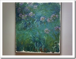 Agapanthus by Claude Monet in the MoMA, New York City