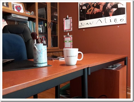 Benjamin Moore Office Makeover Part One - Forget Me Not @DownshiftingPRO
