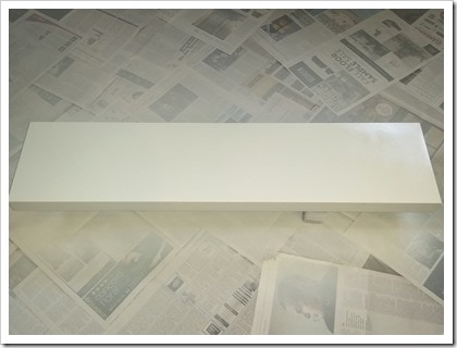 Spray Paint or regular paint for the Shelves in the Office makeover _@DownshiftingPRO