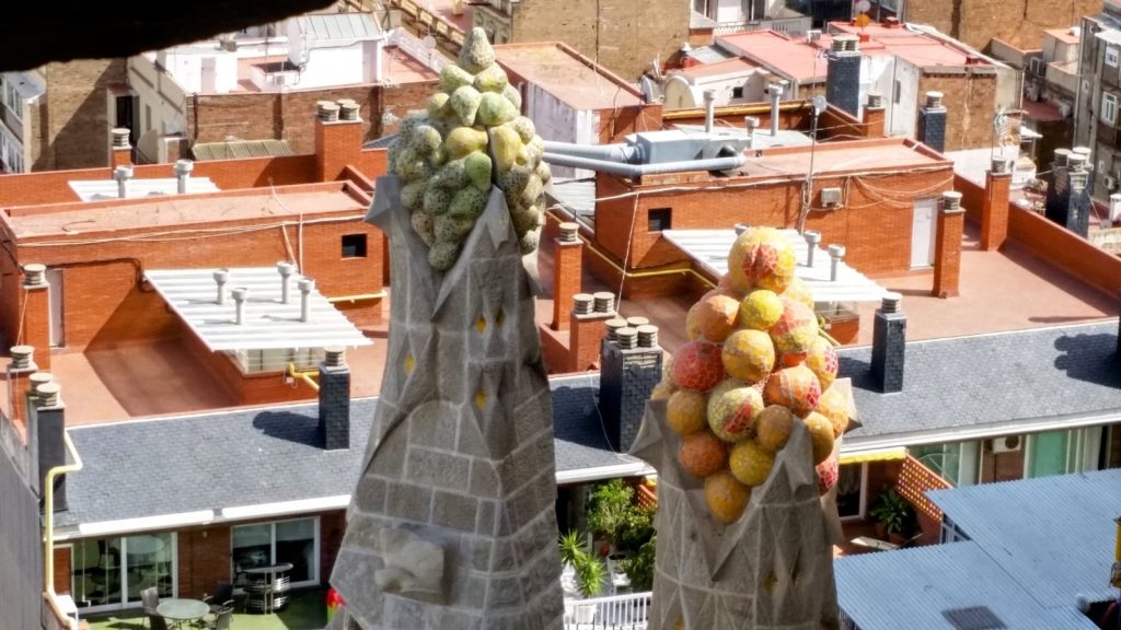 Spectacular Trip to the Sagrada Familia 14 Fruits on the Spires detail 2015 Sagrada Familia Barcelona Photo Credit Margarita Ibbott 2 1