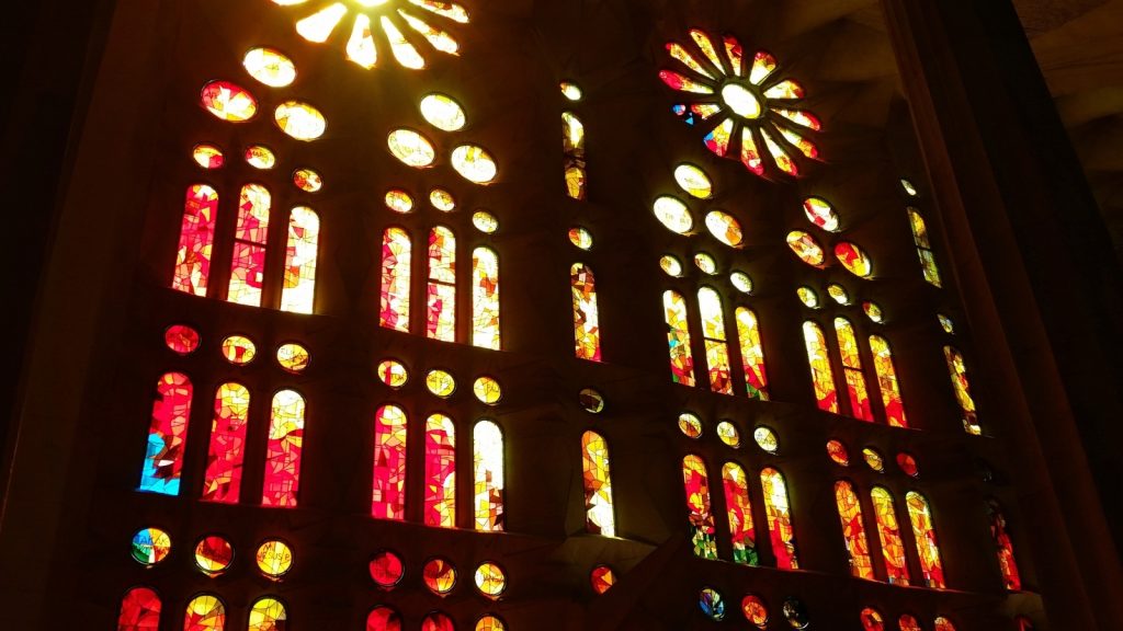 Spectacular Trip to the Sagrada Familia 4 Sun shining through the Stain Glass Windows Sagrada Familia 2015 Barcelona Photo Credit Margarita Ibbott