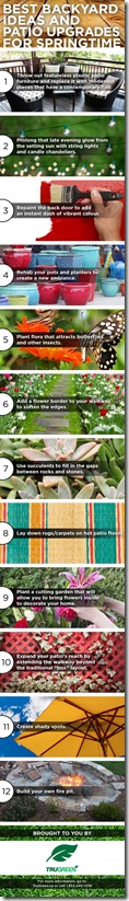 Best Patio Upgrades for Springtime from TruGreen and DownshiftingPRO