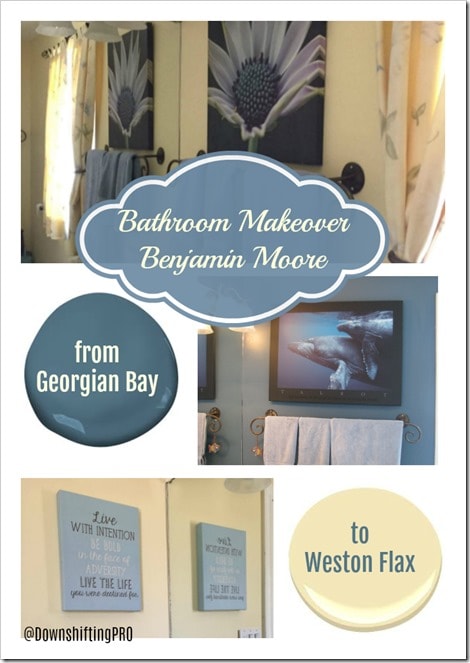 From Georgian Bay to Weston Flax - Benjamin Moore - DownshiftingPRO - PIN From Georgian Bay to Weston Flax - Benjamin Moore Home - DownshiftingPRO - PIN