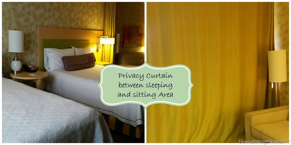 Privacy Curtain in Bedroom Area of Home2Suites by Hilton Huntsville AB