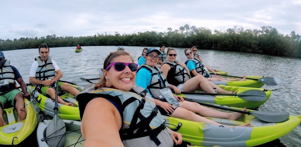 Amazing! Where to Kayak in Florida–Melbourne, St. Petersburg, Jacksonville Beach & St. Augustine 4 Hannah Logan Visit MLB FlyPorter Melbourne Florida 1