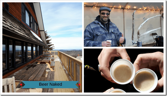 Beer Naked #SkiVermont @DownshiftingPRO