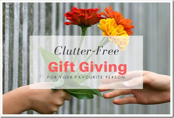 Clutter free Gift Giving for your Favourite Person DownshiftingPRO thumb