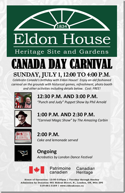 Eldon House 2018