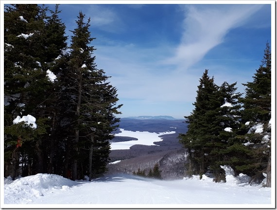 The view from Stratton Mountain in Mount Snow Vermont #SkiVermont