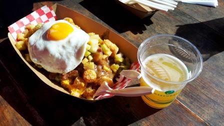 Good Eats in Gulf Shores & Orange Beach Alabama - Go Because of the Seafood #TBEXhuntsville 15 Tasso Green Tomatoes with Sweet Potato Hash @Anchor Grill @DownshiftingPRO 2