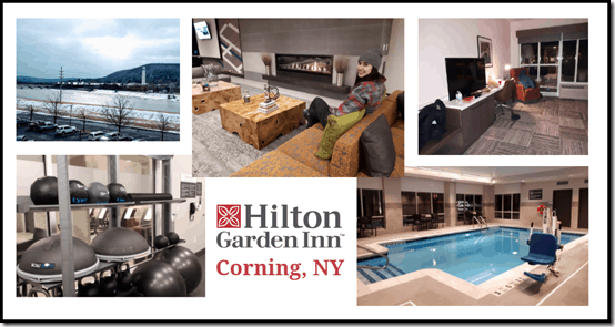 Hilton Garden Inn Corning, New York @DownshiftingPRO - great hotels in the Adirondacks