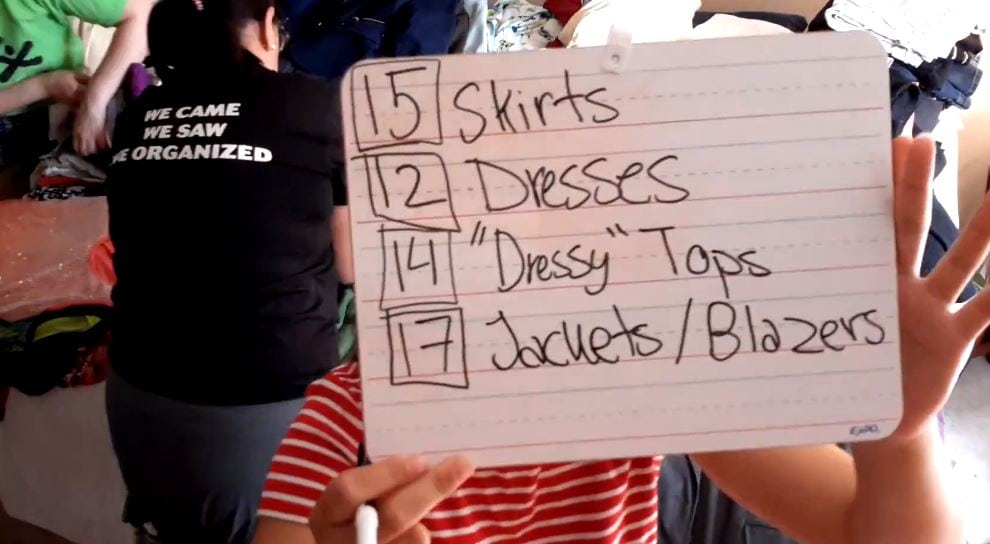 KondoMari Method Tally of Clothes 2