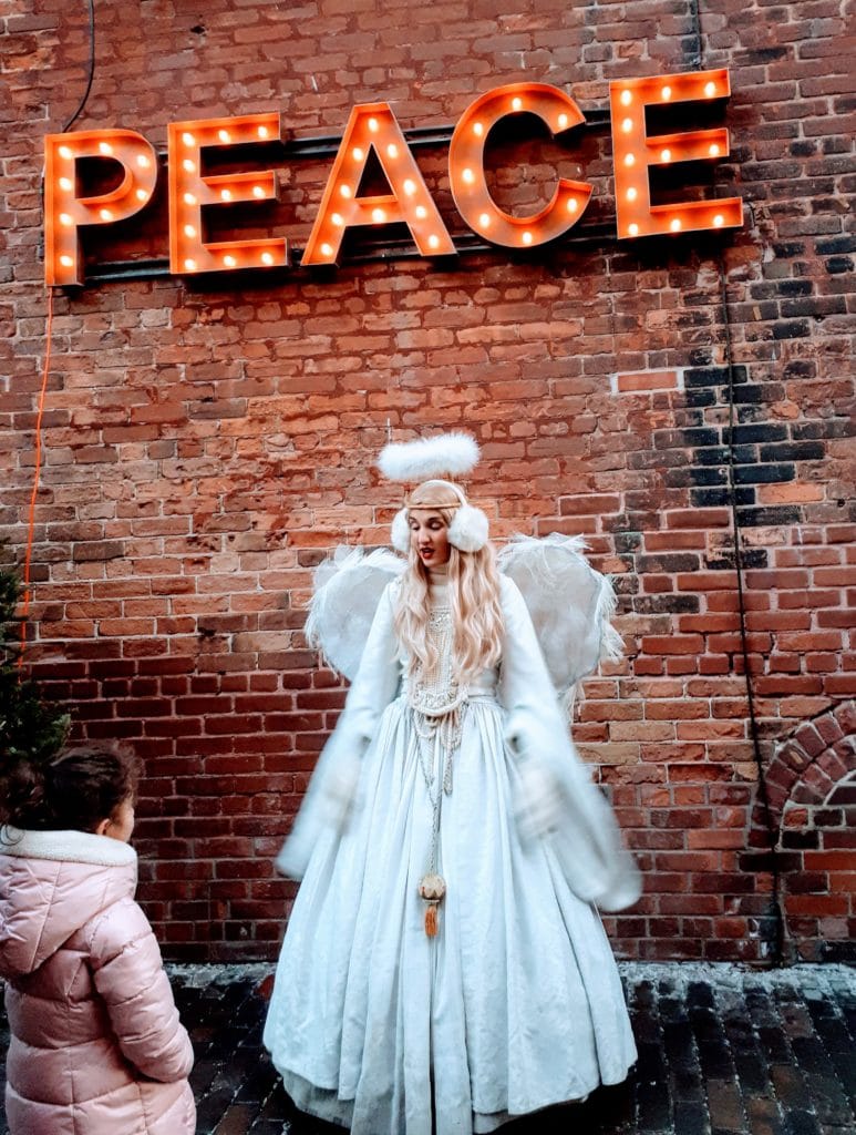 Angel of Peace Toronto Christmas Market Peace on Earth @DownshiftingPRO