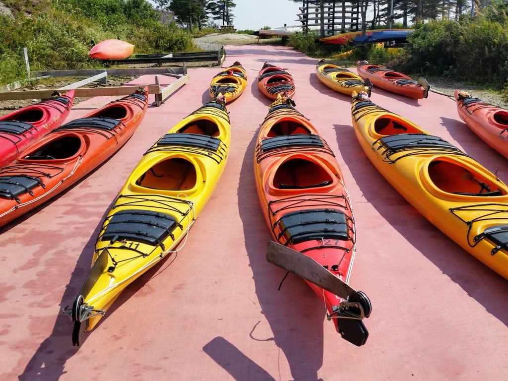 Kayaking in Tadoussac for Whale Watching in Quebec @DownshiftingPRO
