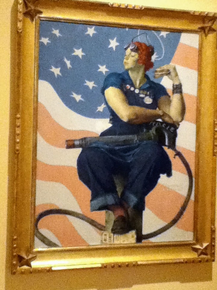 Revisiting Crystal Bridges Museum of American Art, Bentonville AR #USA #Travel 9 Rosie the Riviter Norman Rockwell Crystal Bridges Museum of American Art @DownshiftingPRO