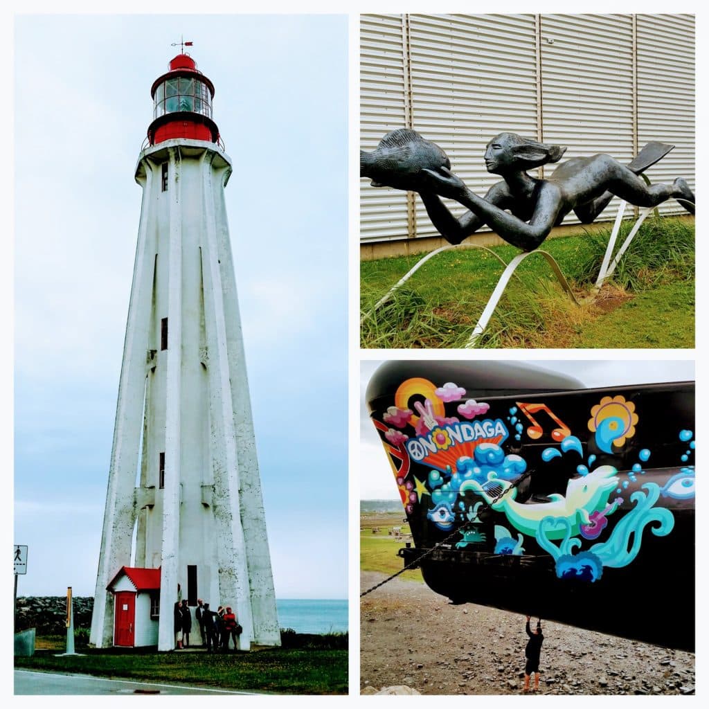 Lieu historique national du phare de Pointe au Père Lighthouse and Historic Site Rimouski Quebec @DownshiftingPRO