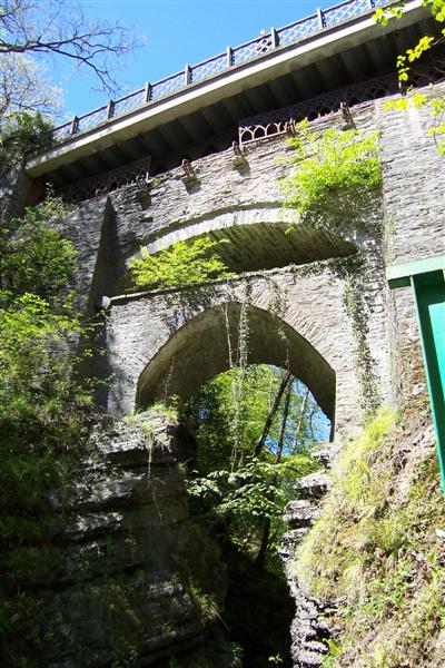 Three Bridges of Devils Bridge Ceredigion photo credit wikapedia