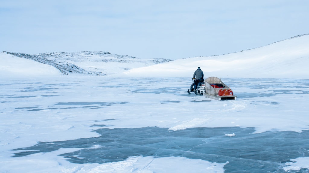 Visiting Nunavut Snowmobiling Voyageur Tripper