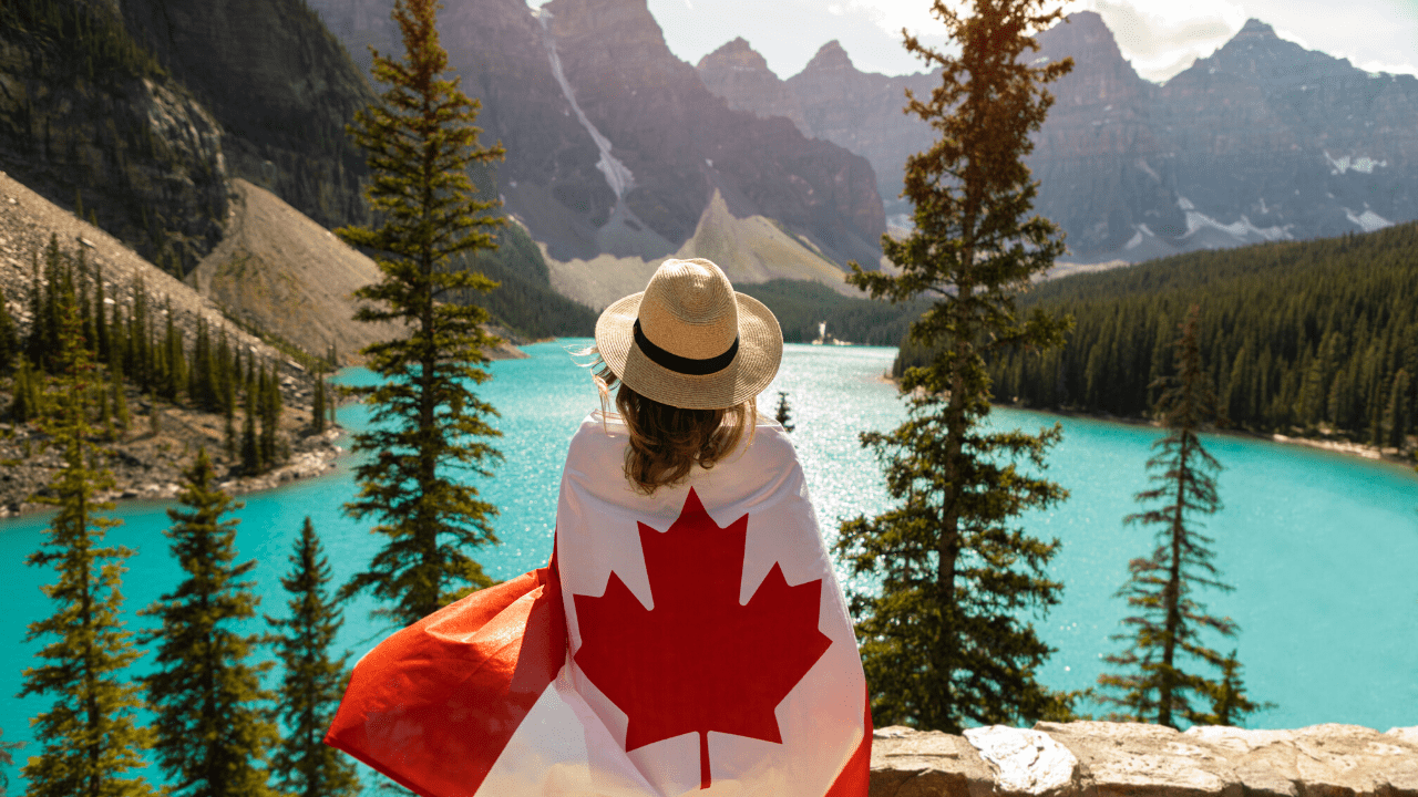 Canada Day Moraine Lake Alberta CanvaPRO